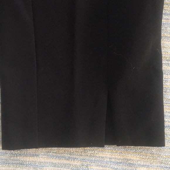 St. John Caviar Slit Front Black Capri Pants - Picture 4 of 6